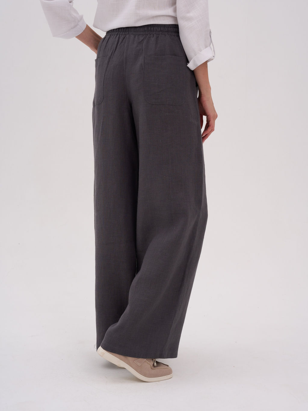 брюки на резинке,лен-100% - Трика фото 5