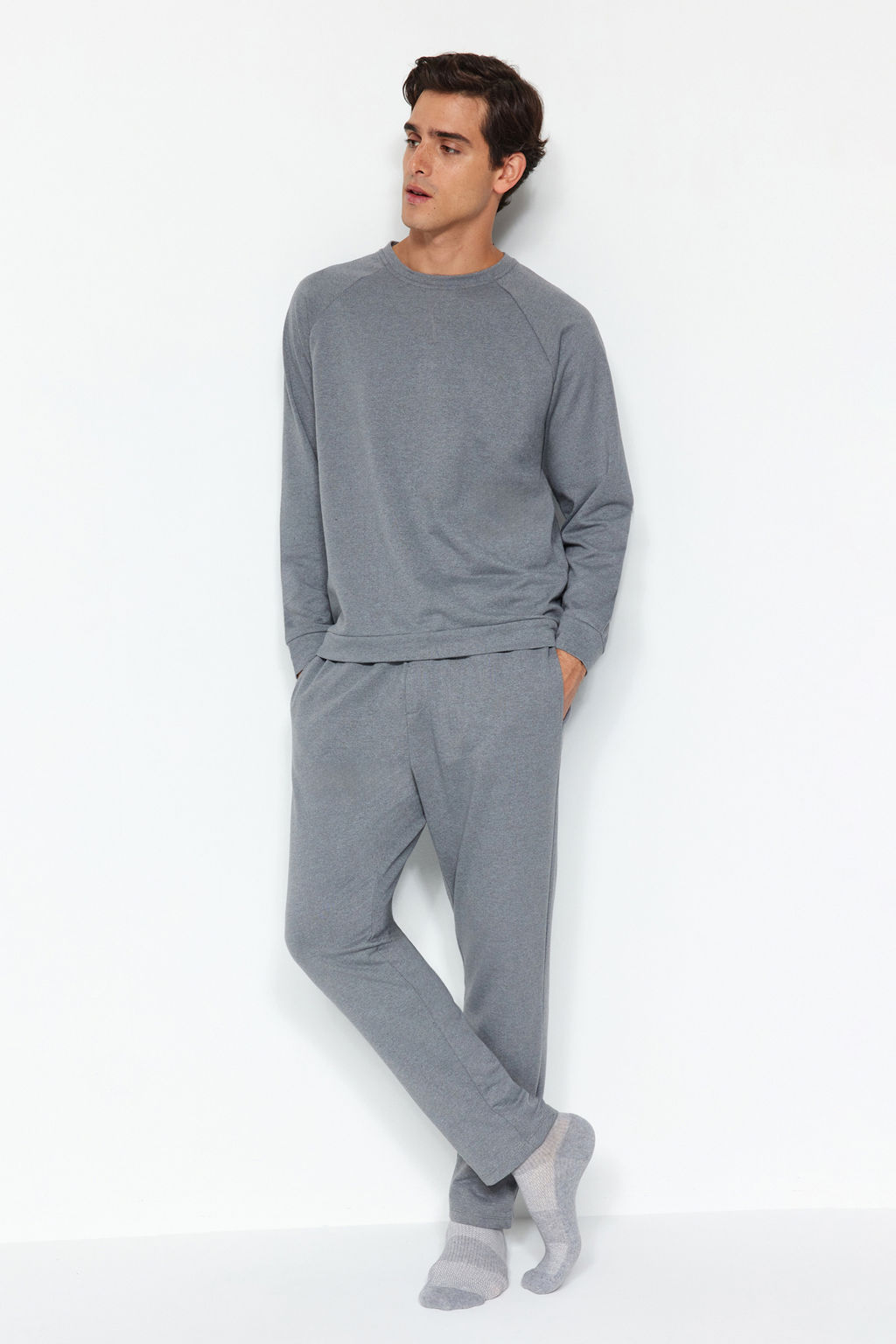 TRENDYOL MAN Lacivert Regular Fit Pijama Tak?m? TMNAW22PT0510 - Trendyolmilla фото 24