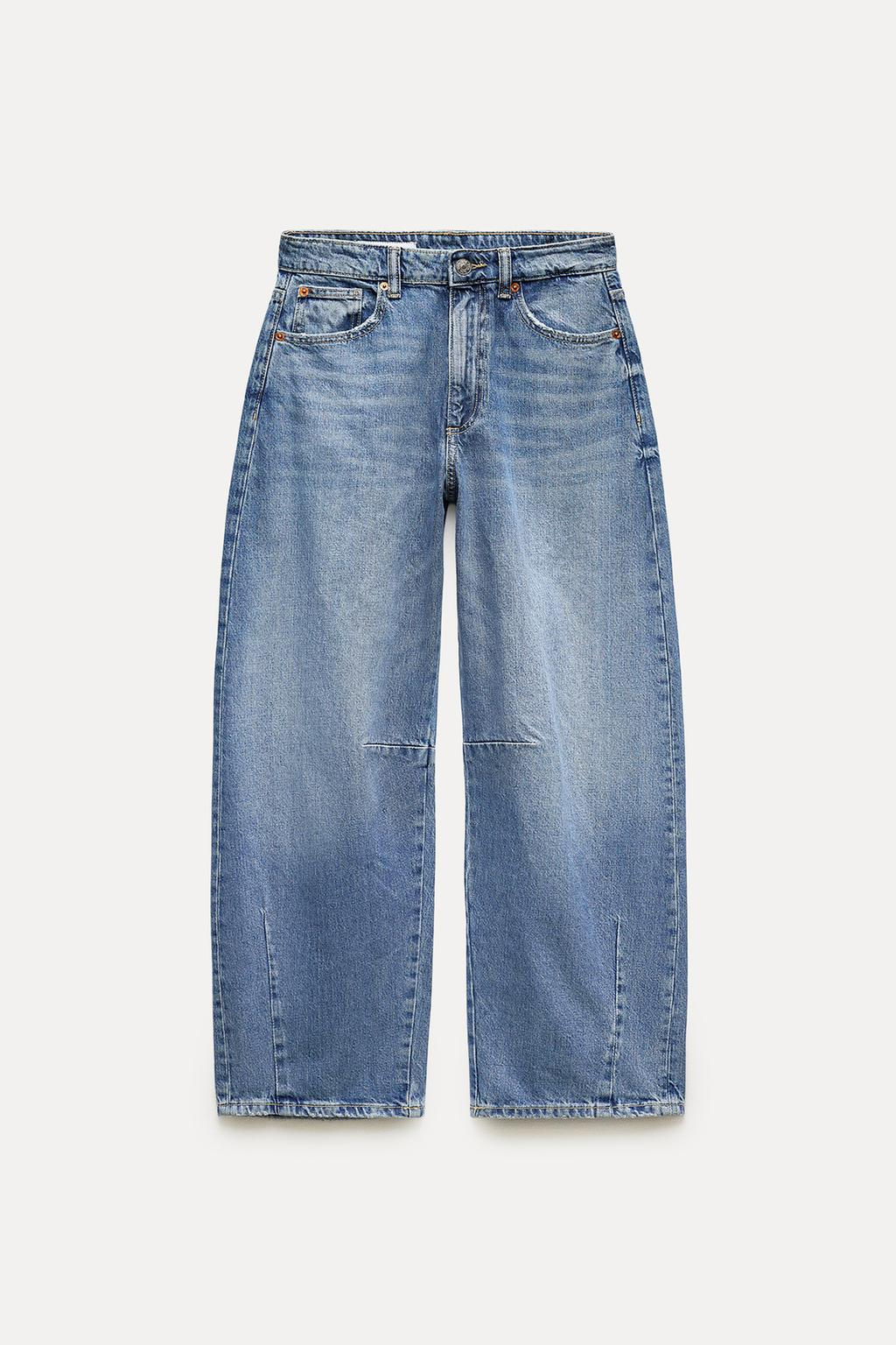 TRF BAGGY BALLOON MID-RISE JEANS - Zara фото 7