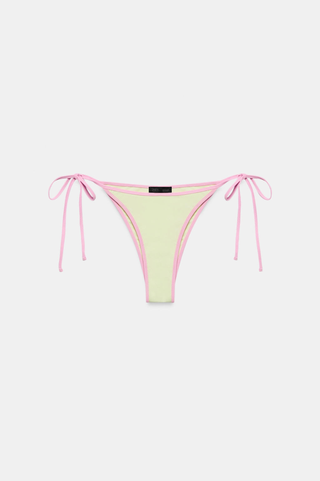 BRAGUITA BIKINI CONTRASTE / Amarillo - Zara фото 8