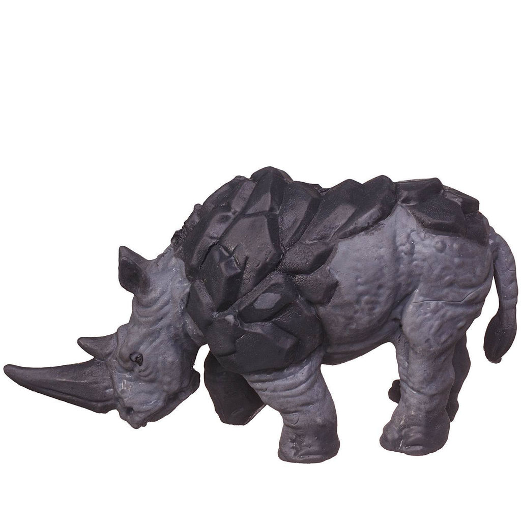 Фигурка Abtoys Юный натуралист Дикие животные и птицы Носорог темно-серый фото 2
