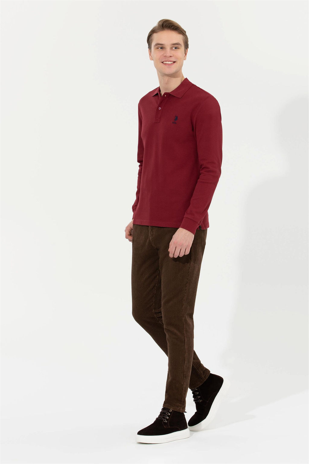 Мужские брюки чинос кокосового цвета - U.s. polo assn фото 10