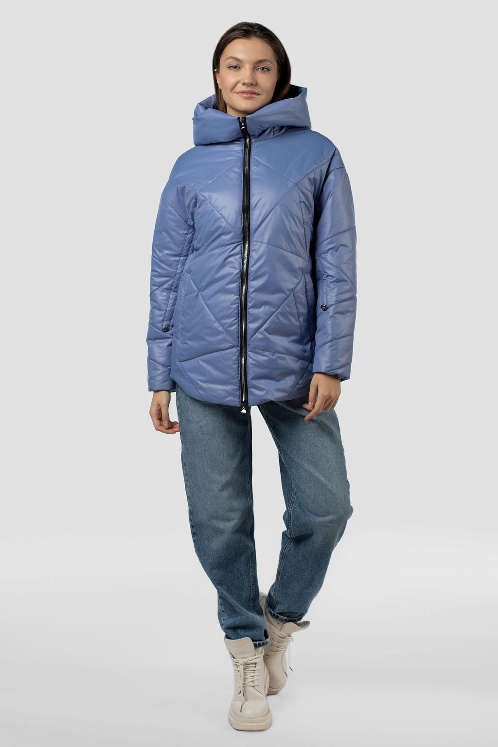 Куртка женская демисезонная (Синтепон 150)  04-2923 - Империя пальто фото 11