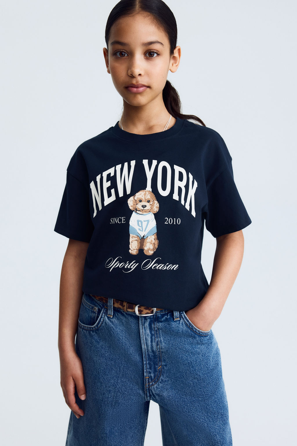 Camiseta estampada de algod?n - H&m фото 6