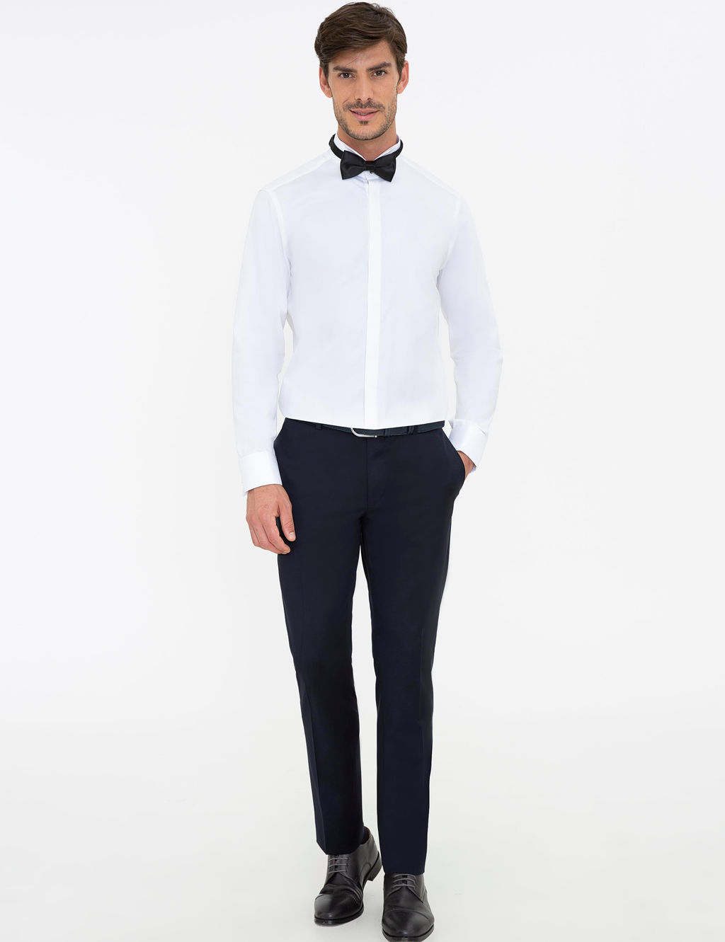 Beyaz Slim Fit Smokin G_mlek