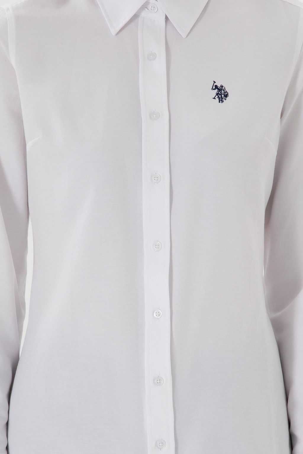 Kad_n Beyaz Uzun Kollu Basic G_mlek Sepette S_rpriz _ndirim - U.s. polo assn фото 7