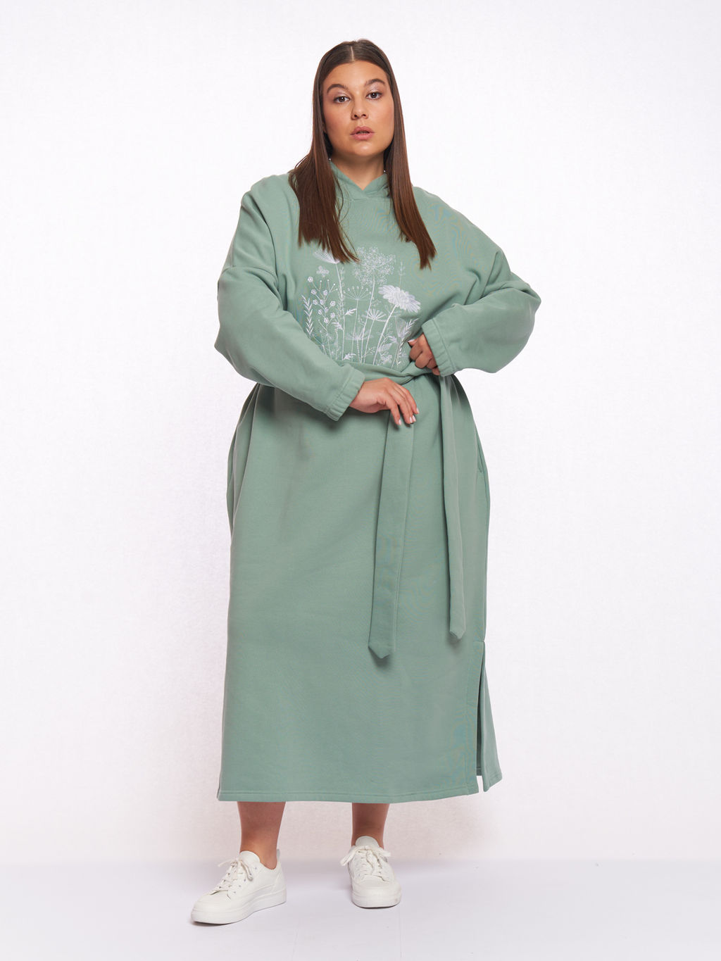 Платье толстовка PP83261GRN38 - Артесса фото 10