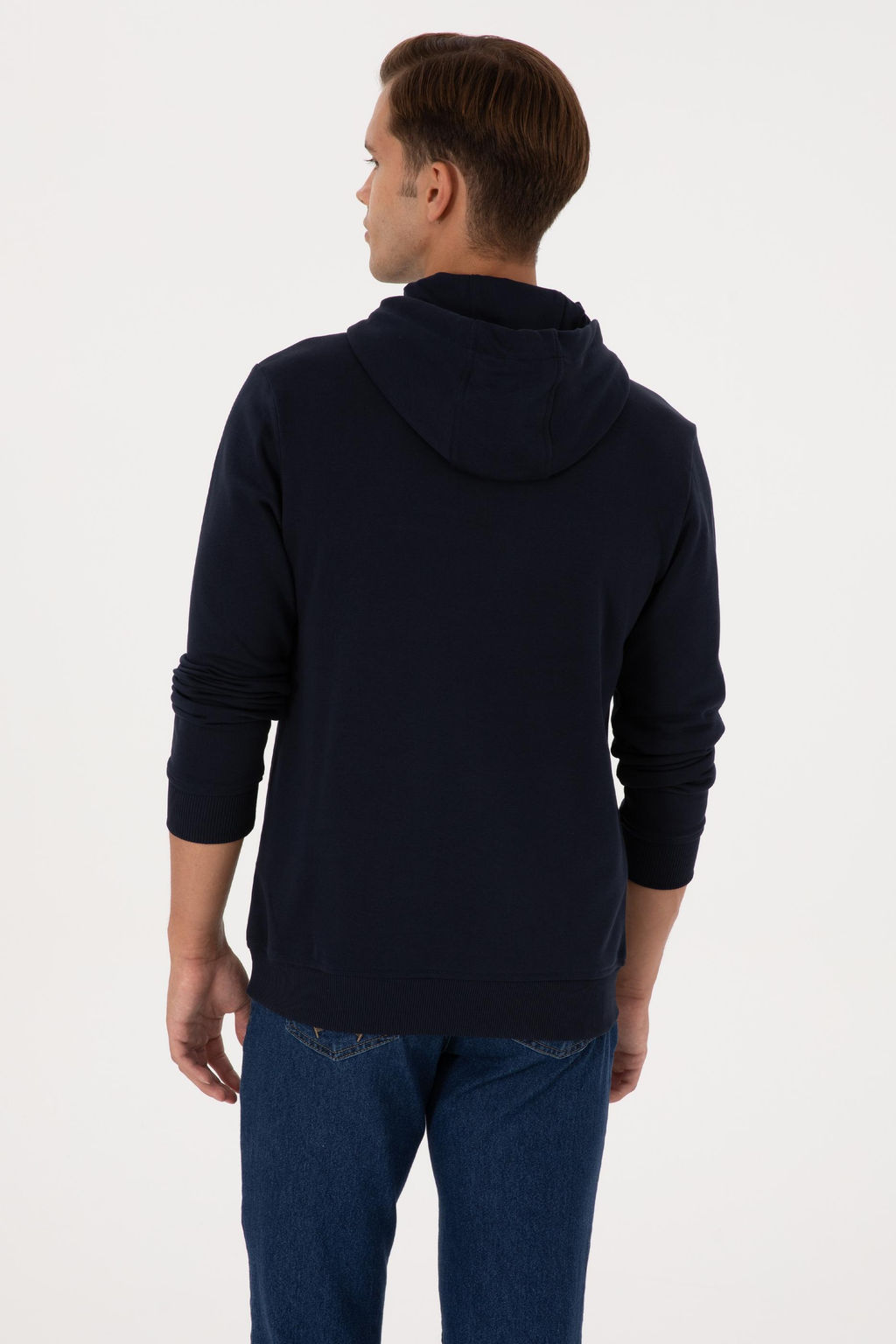 Erkek Lacivert Basic Sweatshirt Sepette S_rpriz _ndirim - U.s. polo assn фото 5