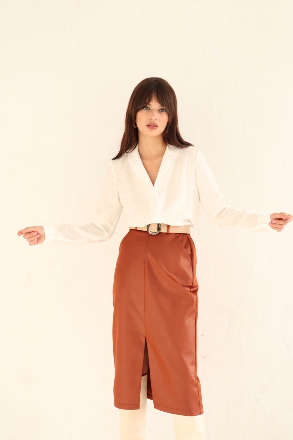 Блуза с английским воротником - Martichelli фото 18