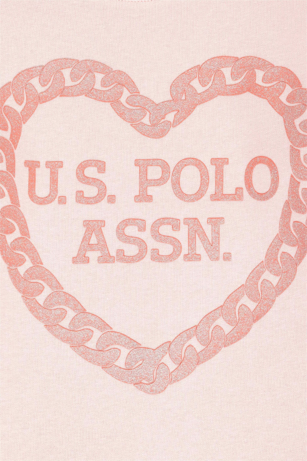 Толстовка пыльно-розового цвета для девочки - U.s. polo assn фото 8