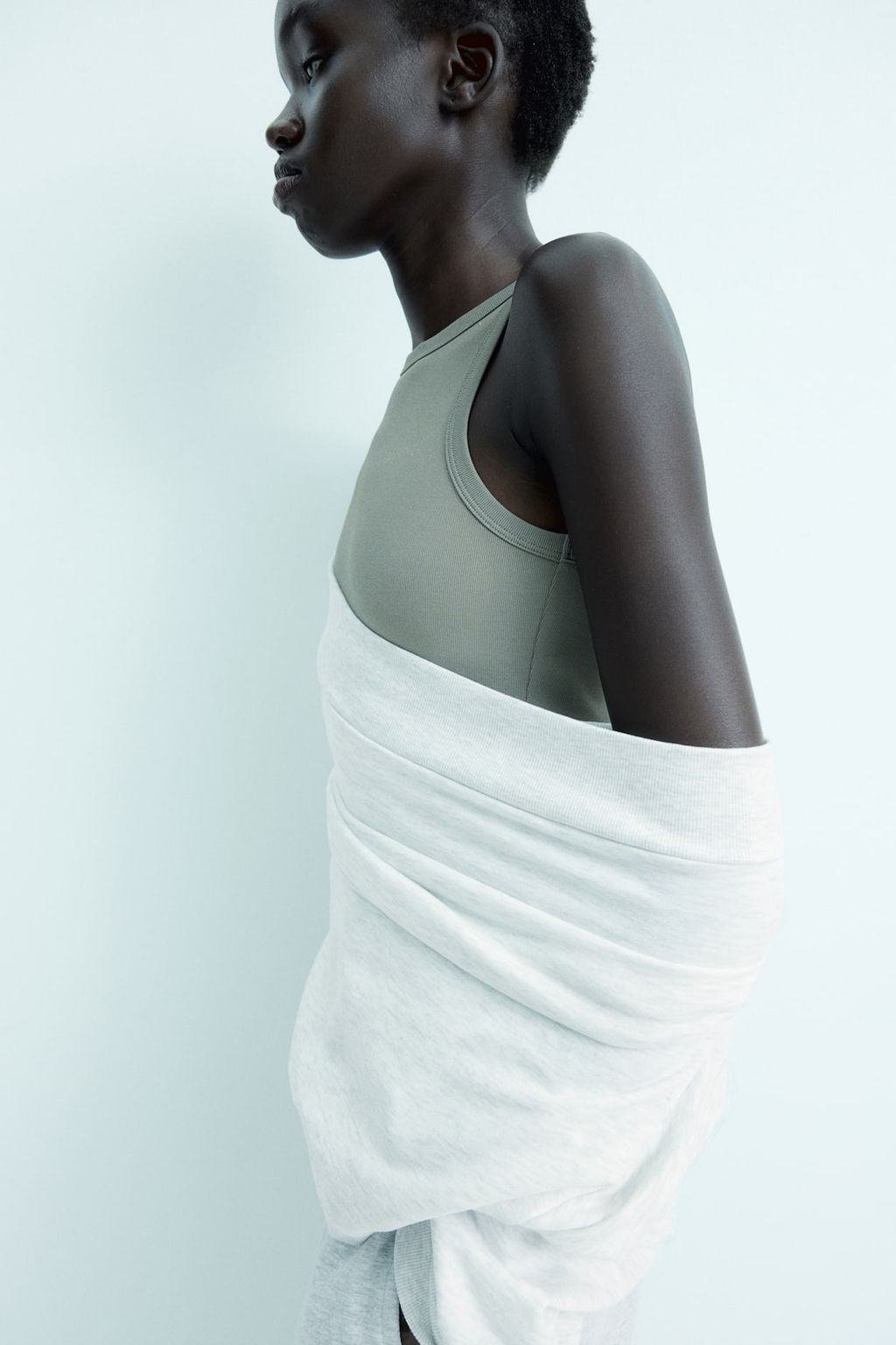 Sudadera off-the-shoulder - H&m фото 5