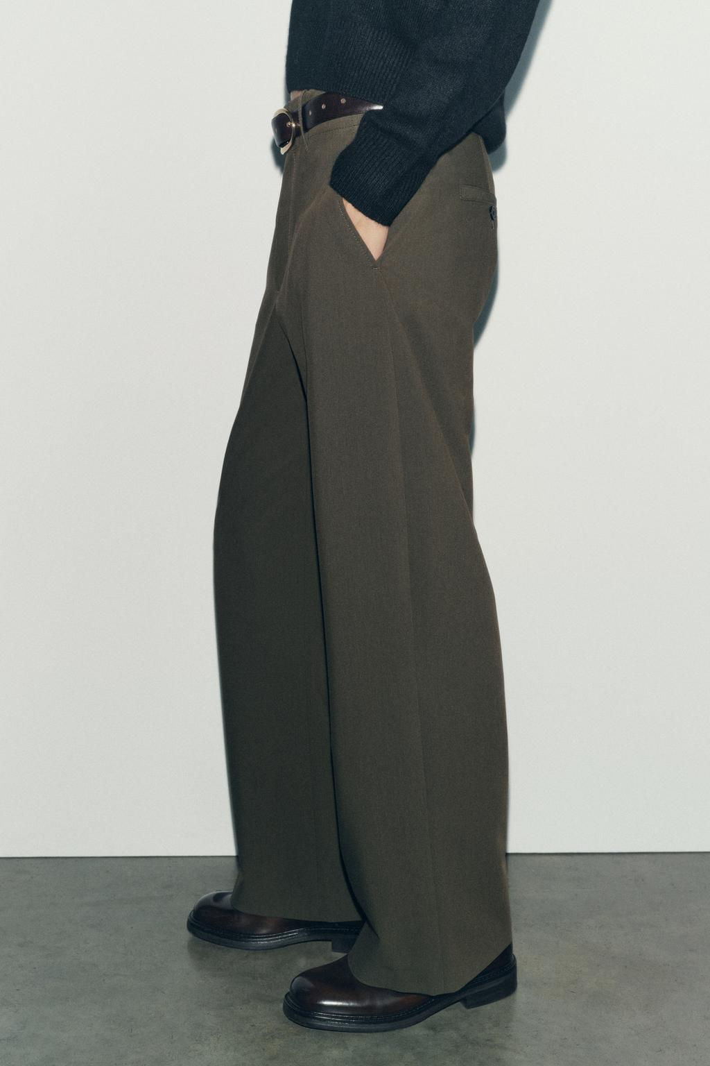 ZW COLLECTION STRAIGHT-FIT TROUSERS - Zara фото 10