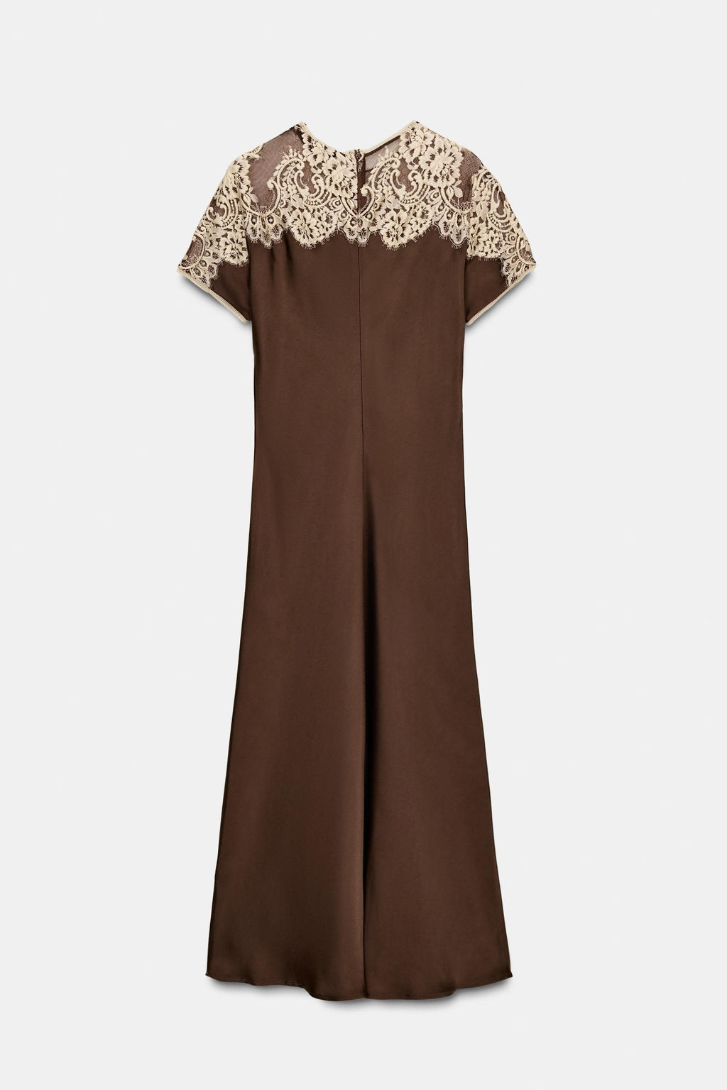 ZW COLLECTION LIMITED EDITION SATIN LACE DRESS - Zara фото 5