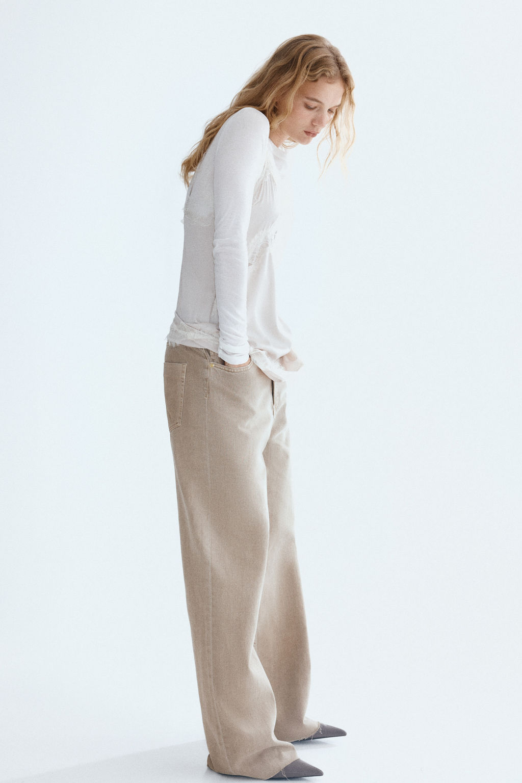 Wide High Jeans - H&m фото 6