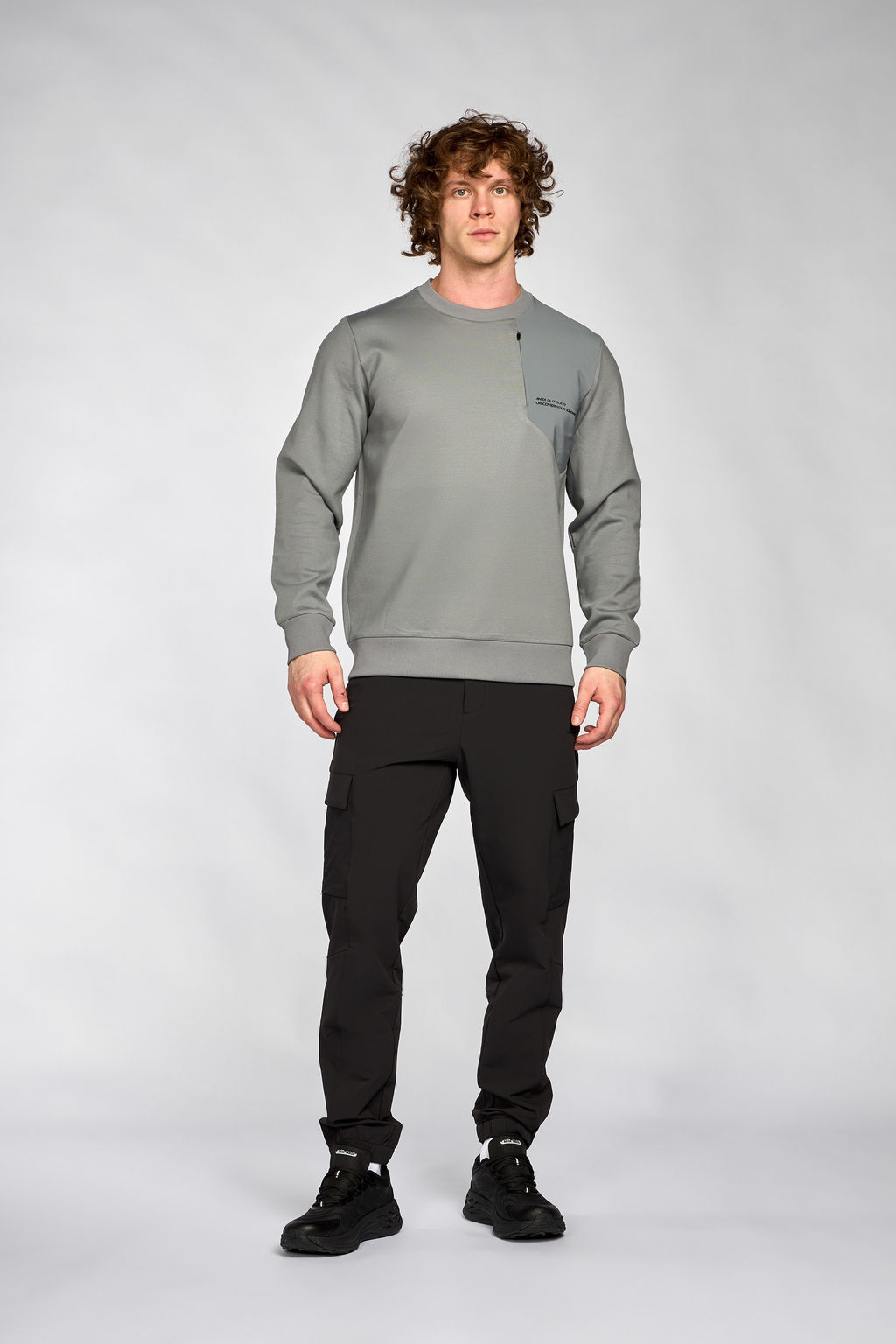 Свитшот Серый - Anta фото 2