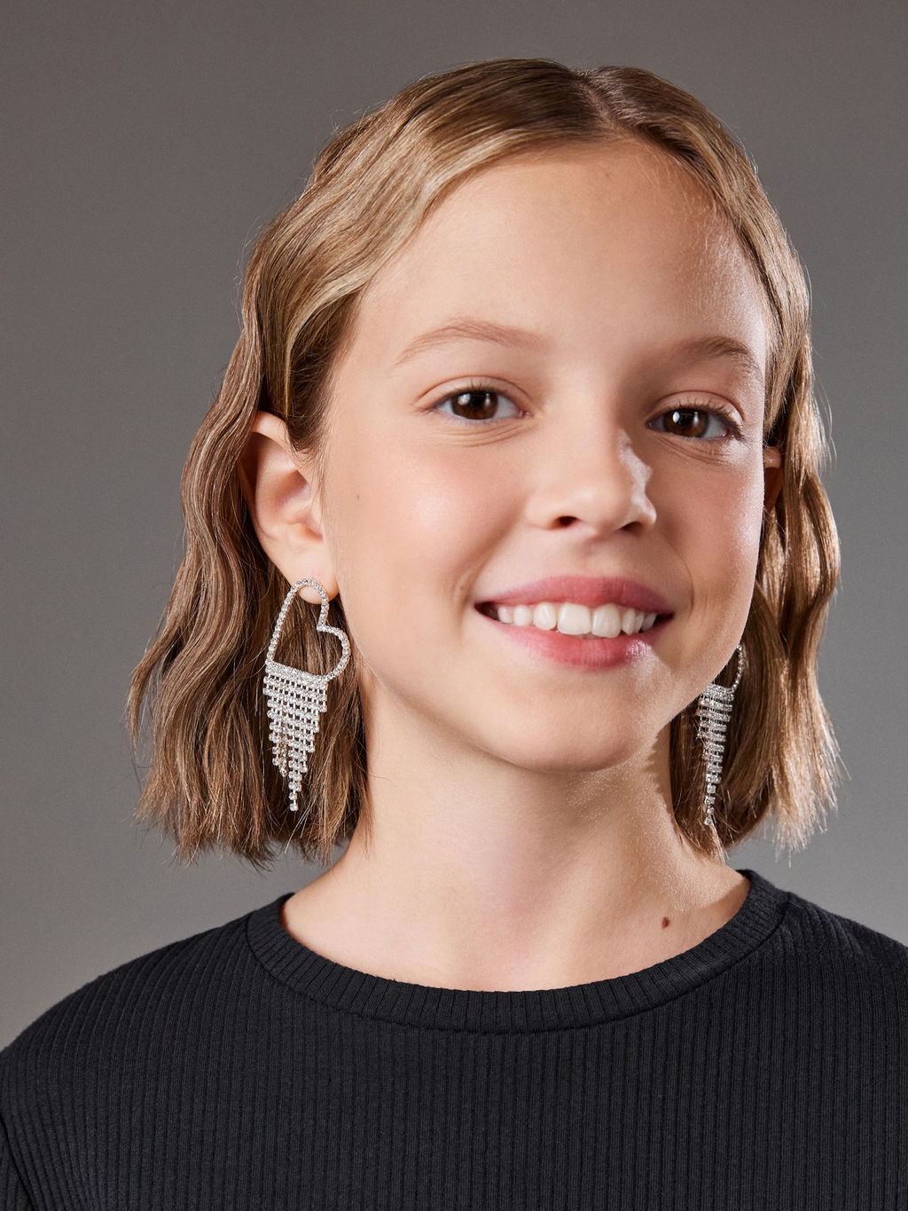 ACOOLA / Серьги детские Dangle серебристый