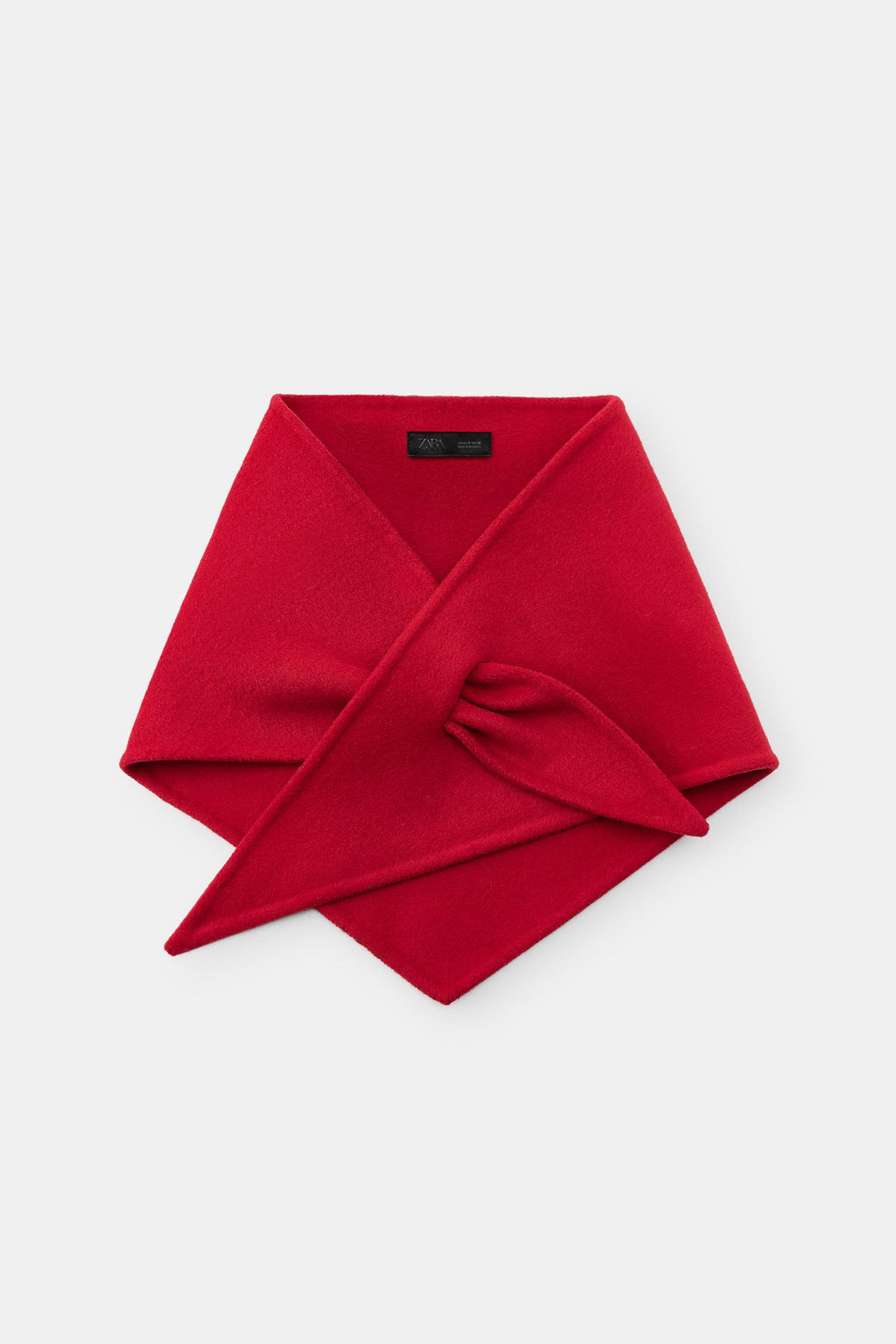 TRIANGULAR WOOL BANDANA - Zara фото 4