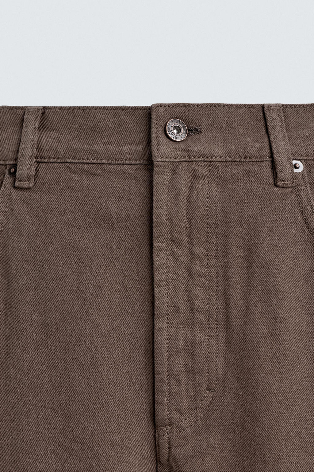 JEANS STRAIGHT FIT LAVADO / Marr?n / Topo - Zara фото 10