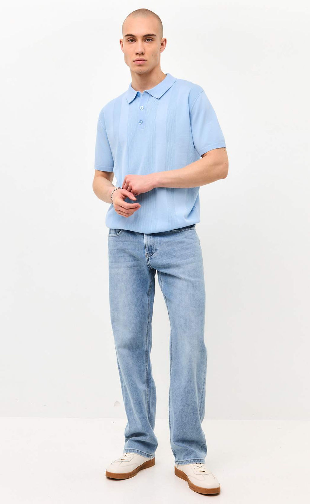 Джинсы F421-0170R l.blue - Fine joyce фото 2