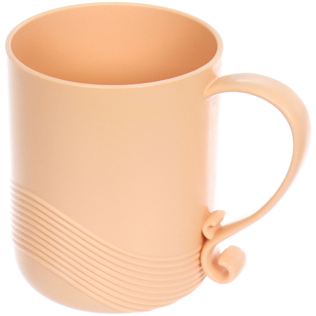 Цена за 2 шт. Кружка пластиковая 520мл "Волна", микс цветов