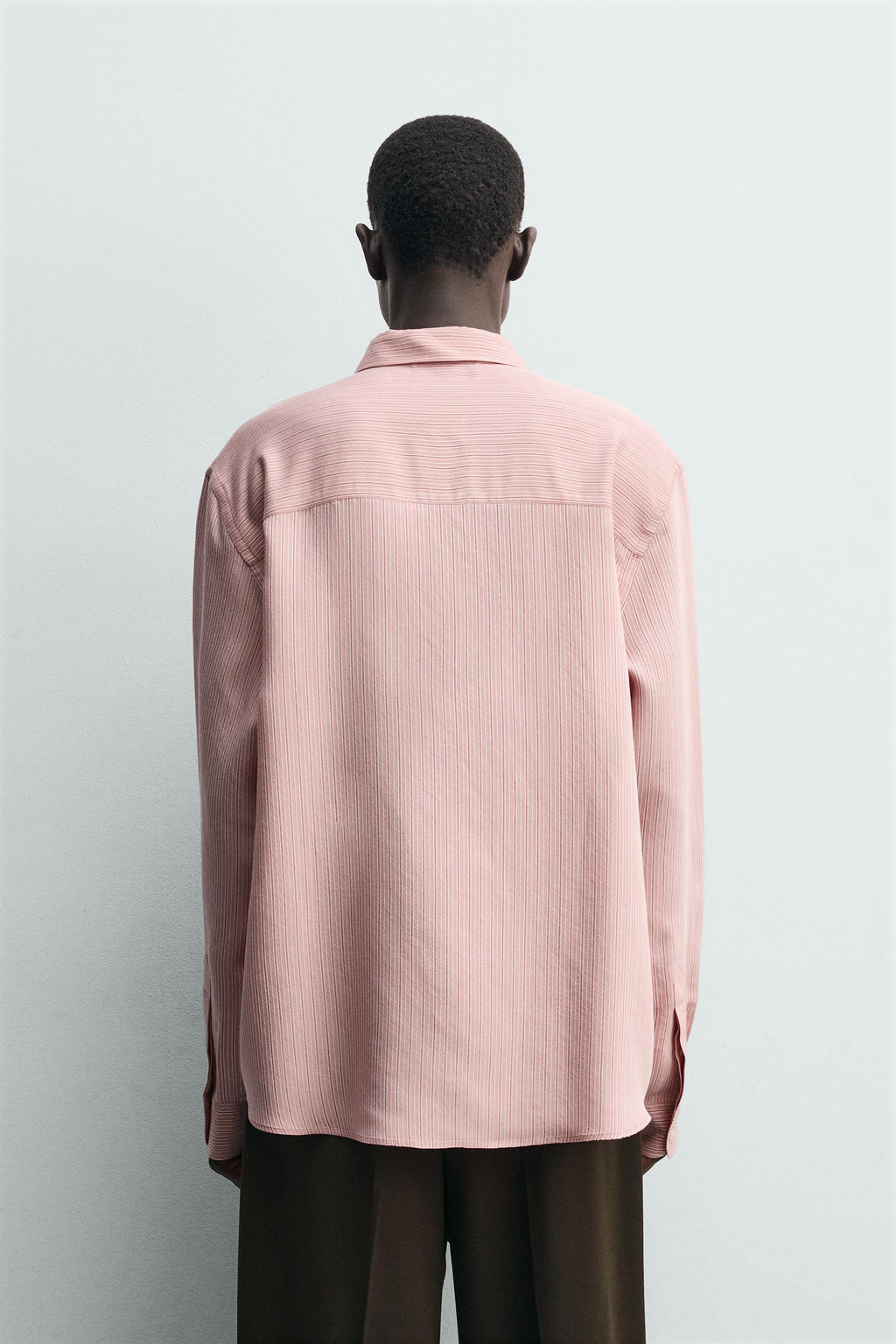 CAMISA FLUIDA RAYAS / Rosa - Zara фото 3