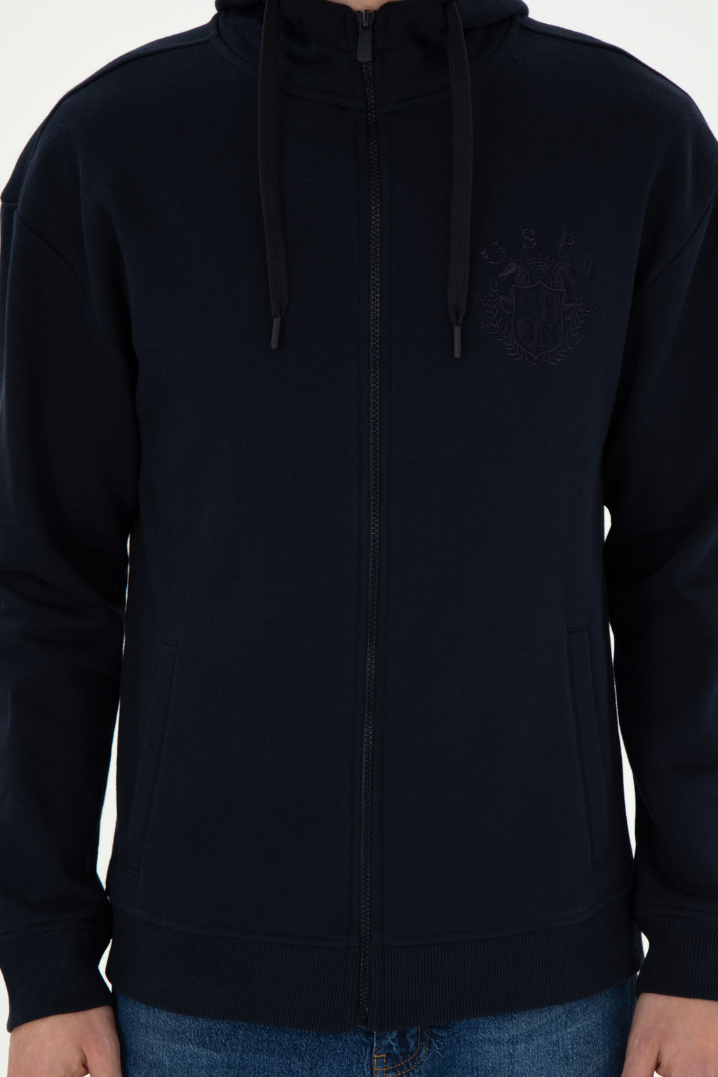 Мужской темно-синий вязаный кардиган Неожиданная скидка в корзине - U.s. polo assn фото 13