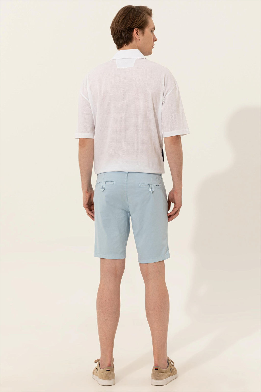 U. S. Polo Assn Мужские голубые тканые шорты - U.s. polo assn фото 11