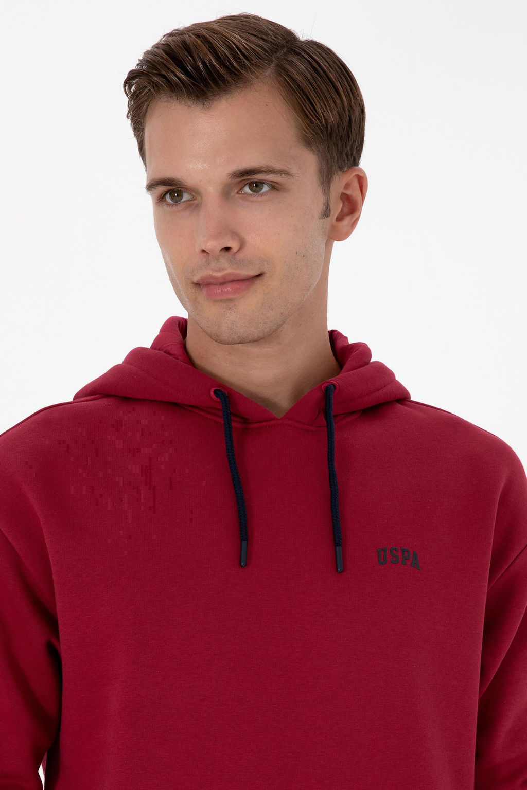 Erkek Koyu Frambuaz Basic Sweatshirt Sepette S_rpriz _ndirim - U.s. polo assn фото 2
