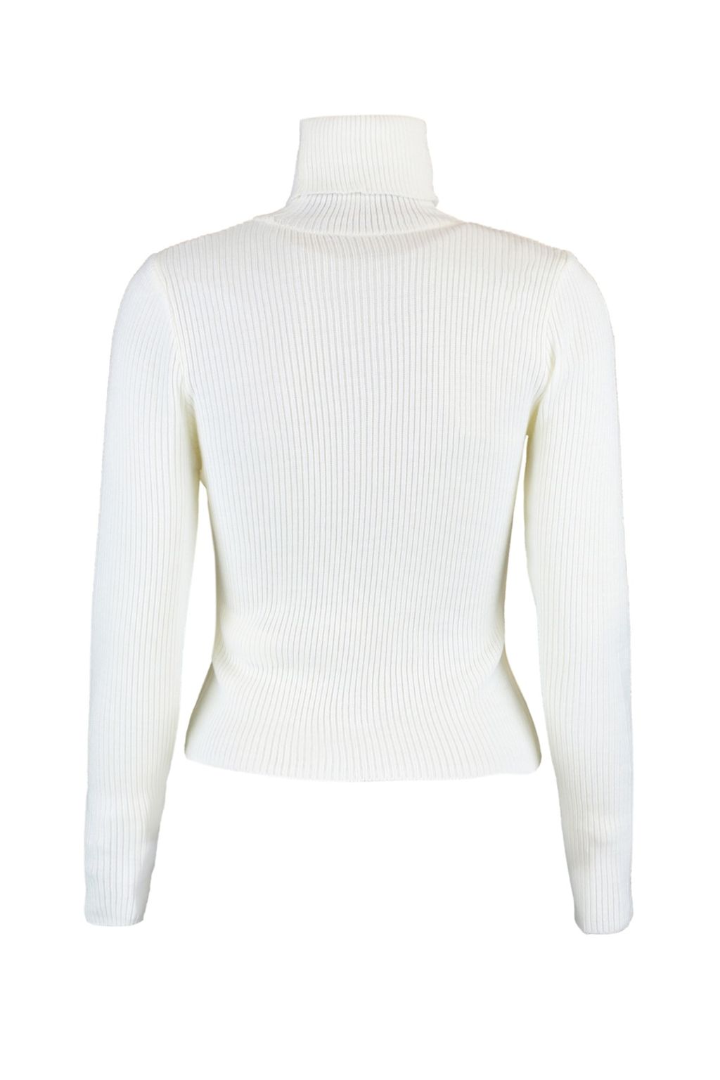 Ekru Basic Bal?kc? Yaka Triko Kazak TWOAW21KZ1279