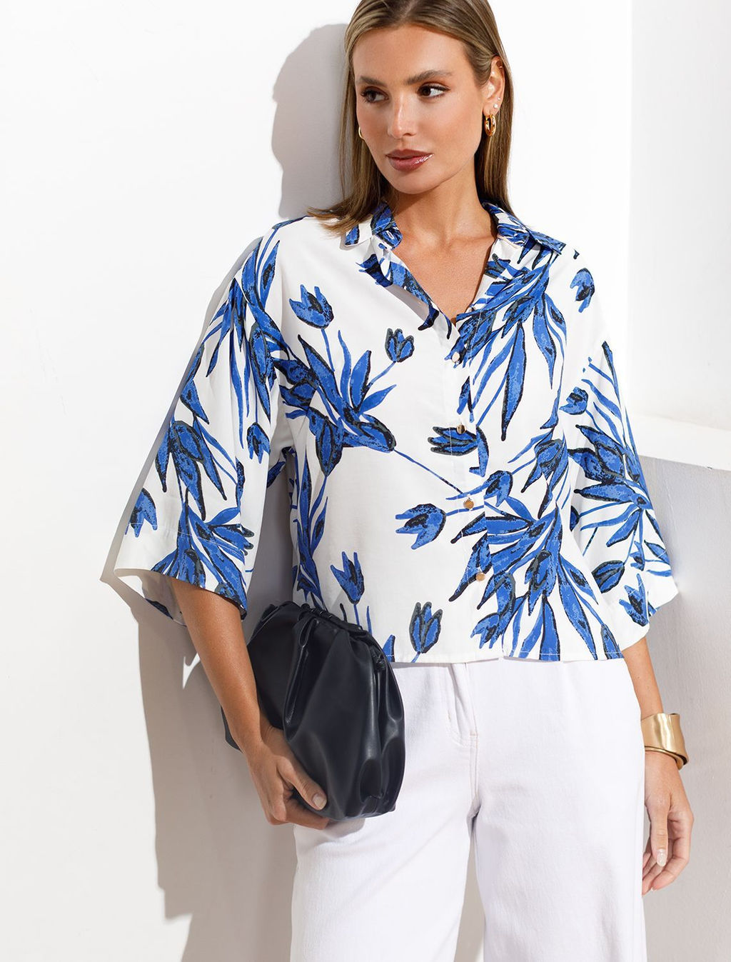 VILATTE / Блузка из вискозы с лиоцеллом  фото 6