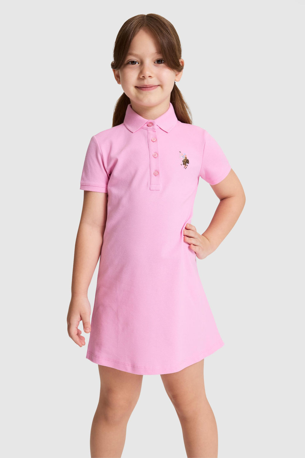 K_z _ocuk Pembe _rme Elbise