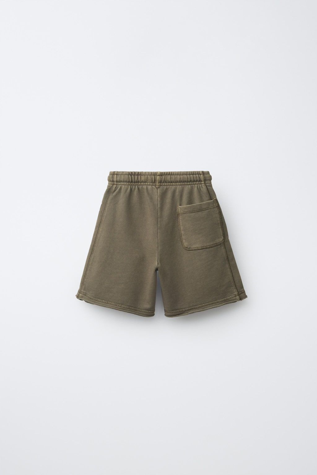 BERMUDA GARMENT DYE / Khaki - Zara фото 2