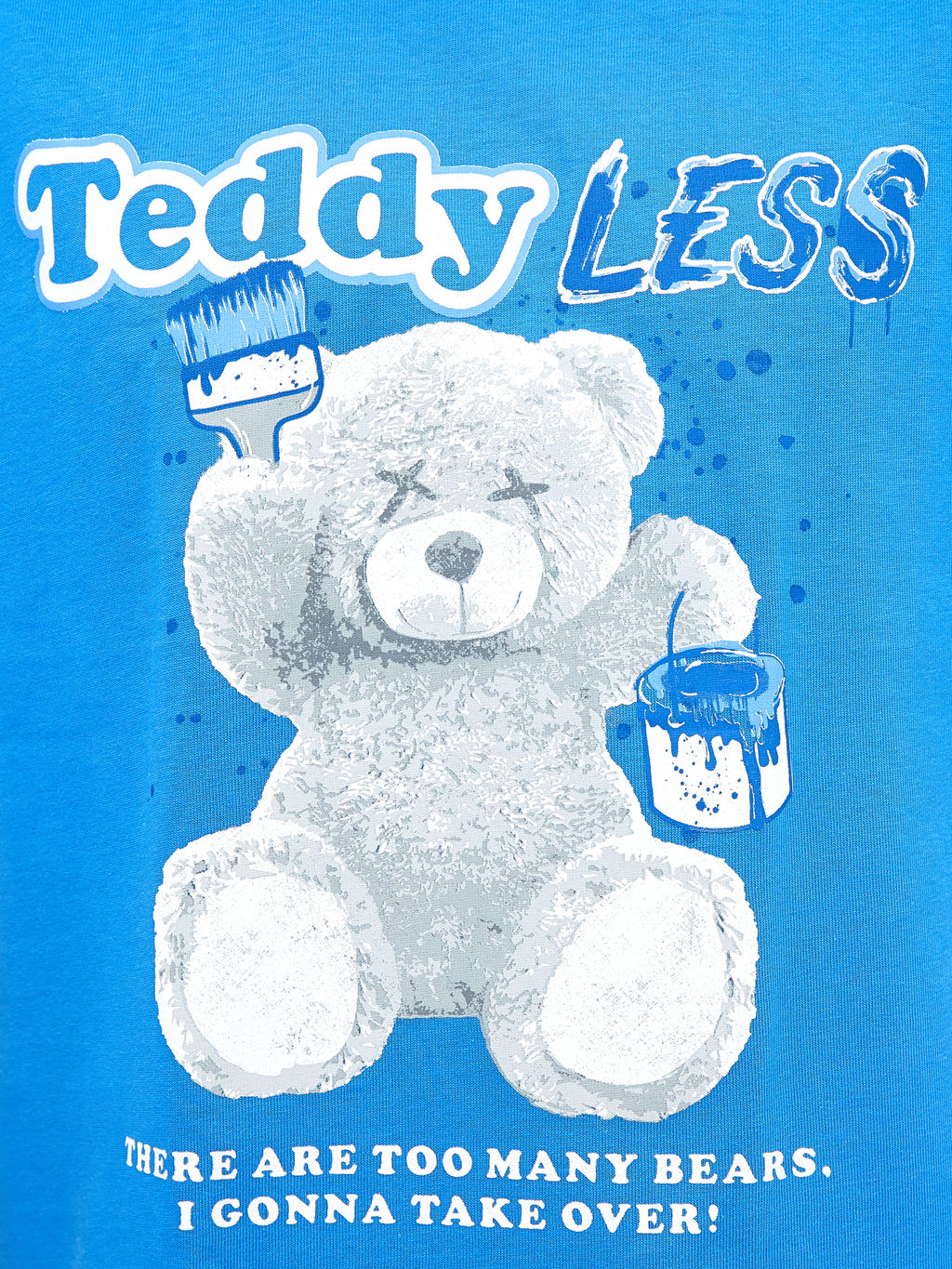 Футболка мужская ярко-голубая с печатью я.голубой +печать 111846 - Mark formelle фото 6