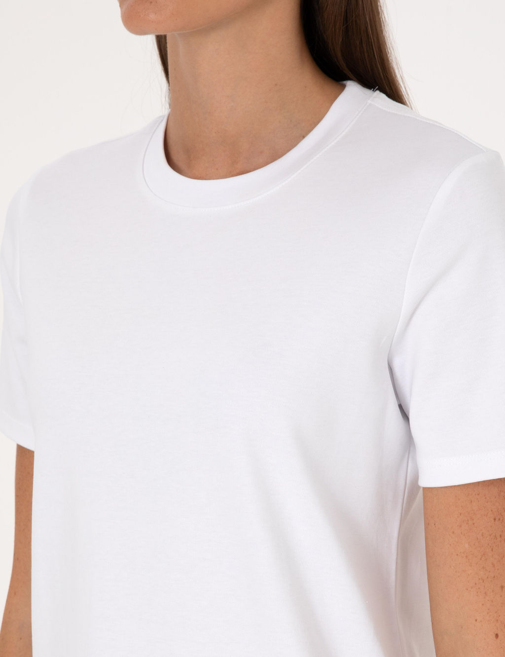 Beyaz Regular Fit Basic Ti__rt - Pierre cardin фото 7
