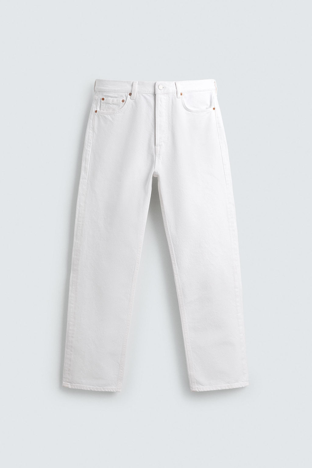 LIMITED EDITION STRAIGHT ANKLE FIT JEANS - Zara фото 15