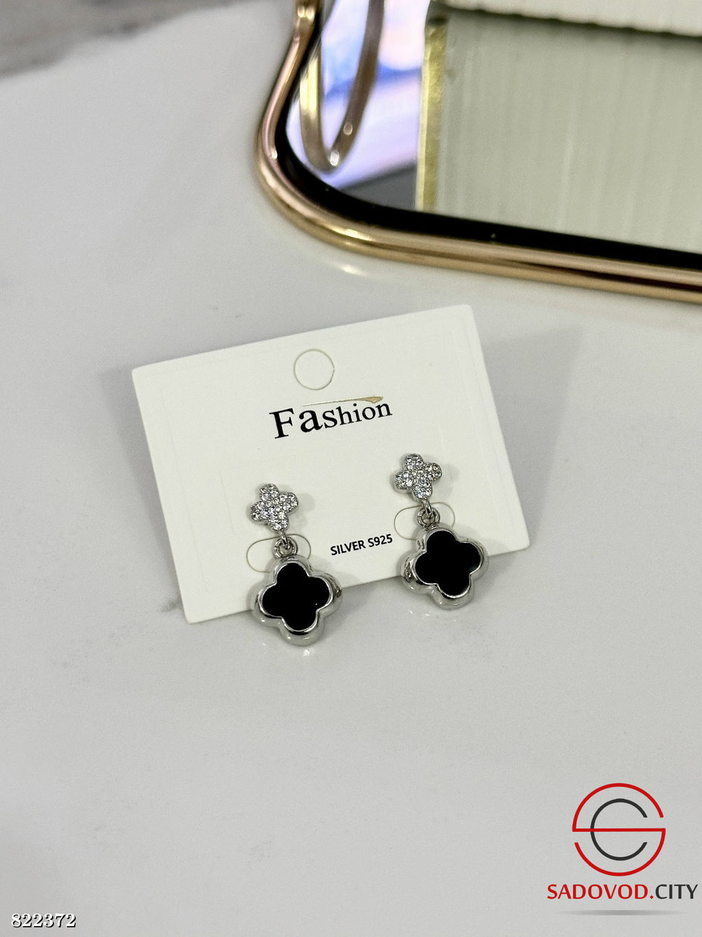 Серьги женские из медицинской стали