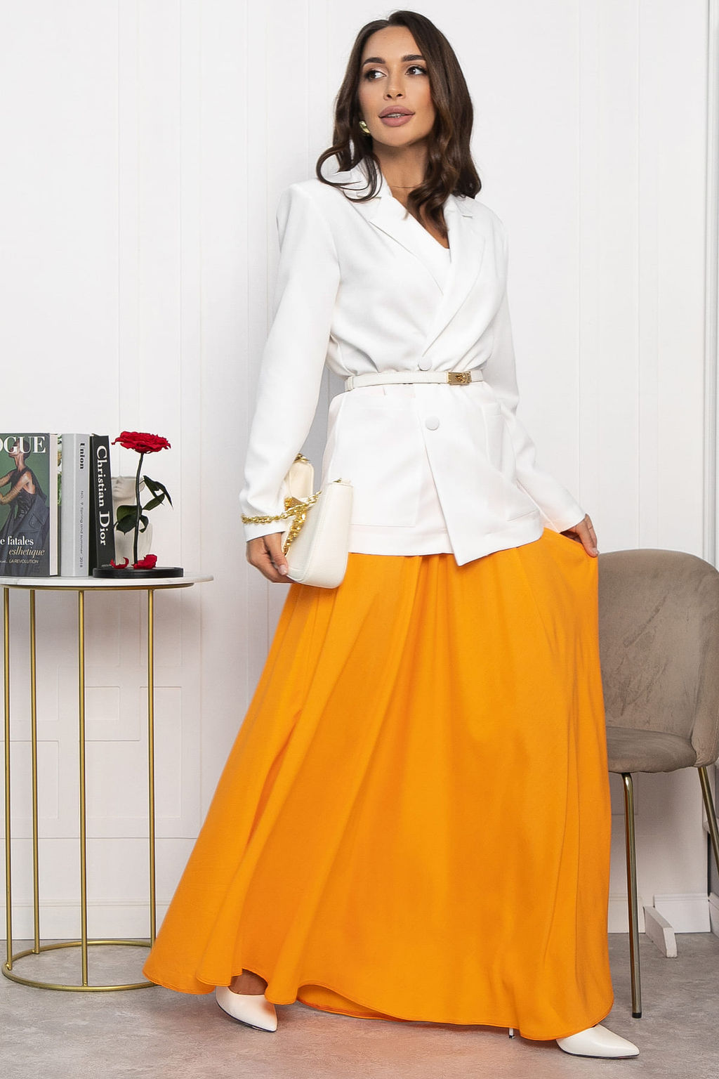 Юбка Виста (оранжевая) Ю13964-25М - Lt collection фото 2