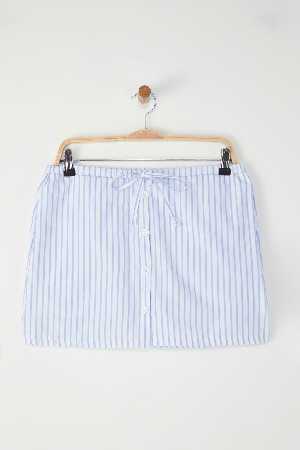 TRENDYOLMILLA Cizgili Dokuma Plaj Sort Etek TBESS25SR00015 фото 5