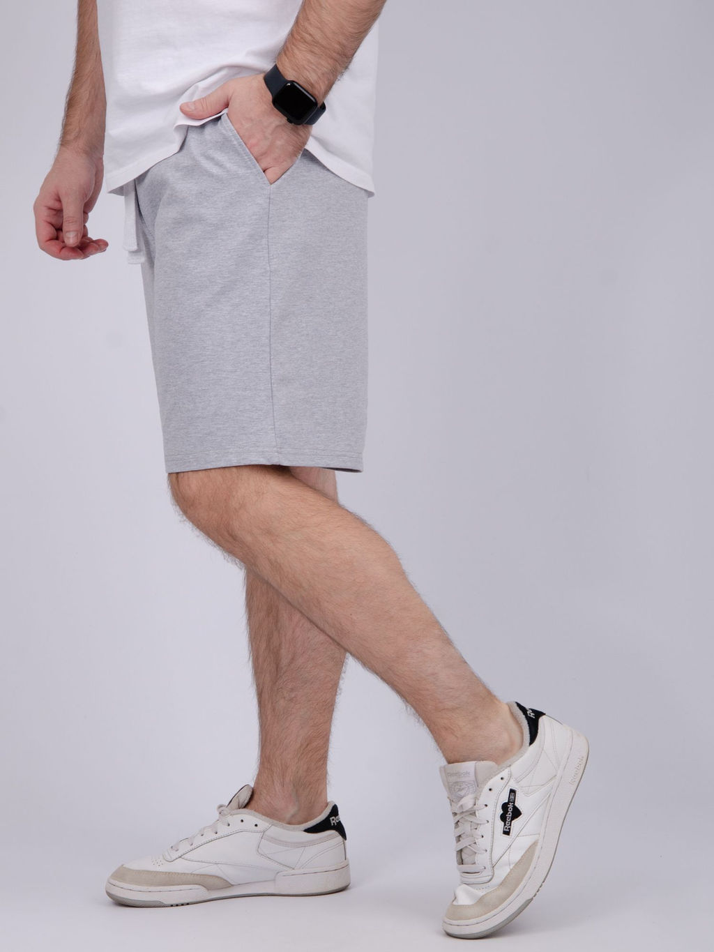 Шорты, футер с лайкрой - Малина фото 9