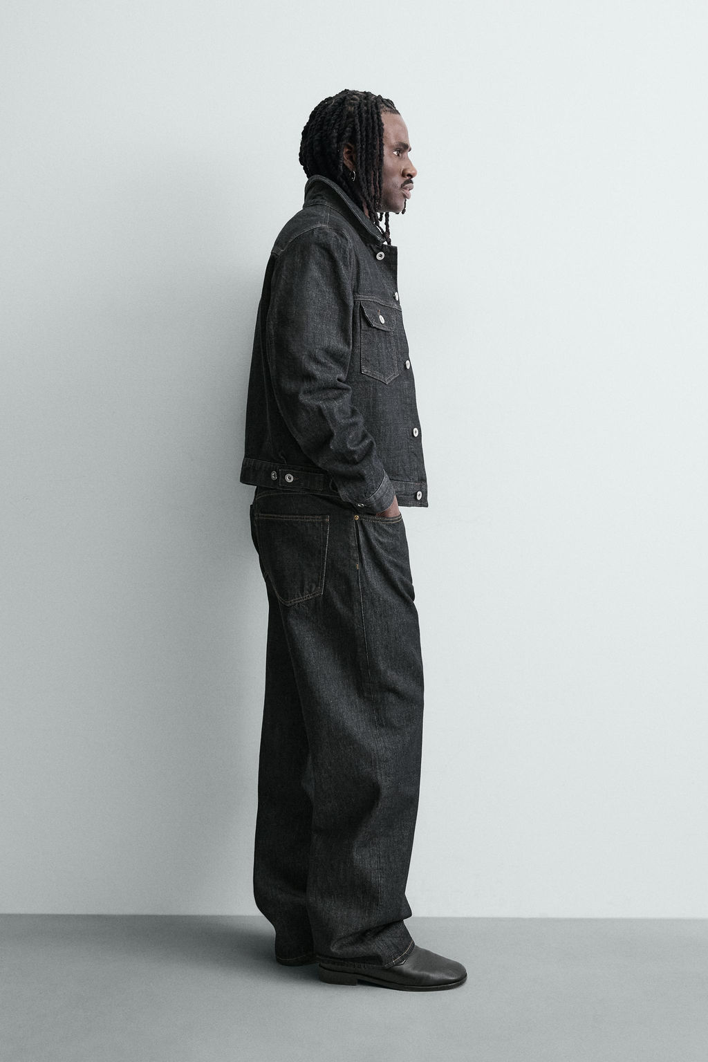 JEANS LOOSE FIT / ?ndigo - Zara фото 4