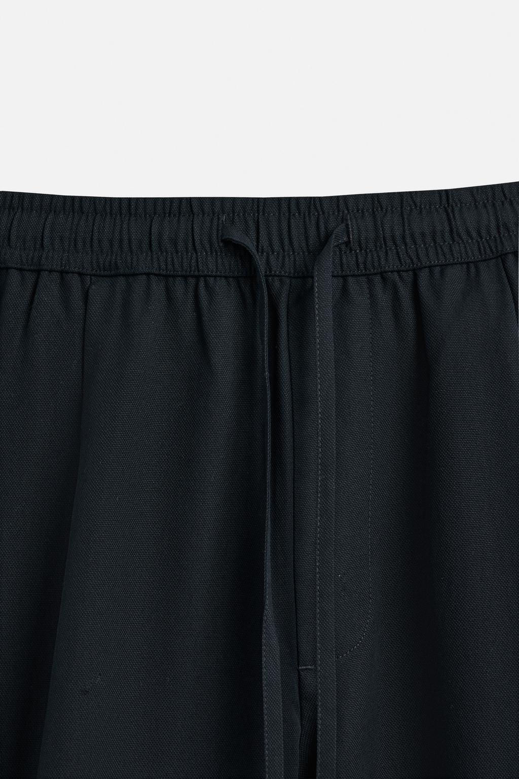 RELAXED FIT LYOCELL TROUSERS - Zara фото 10