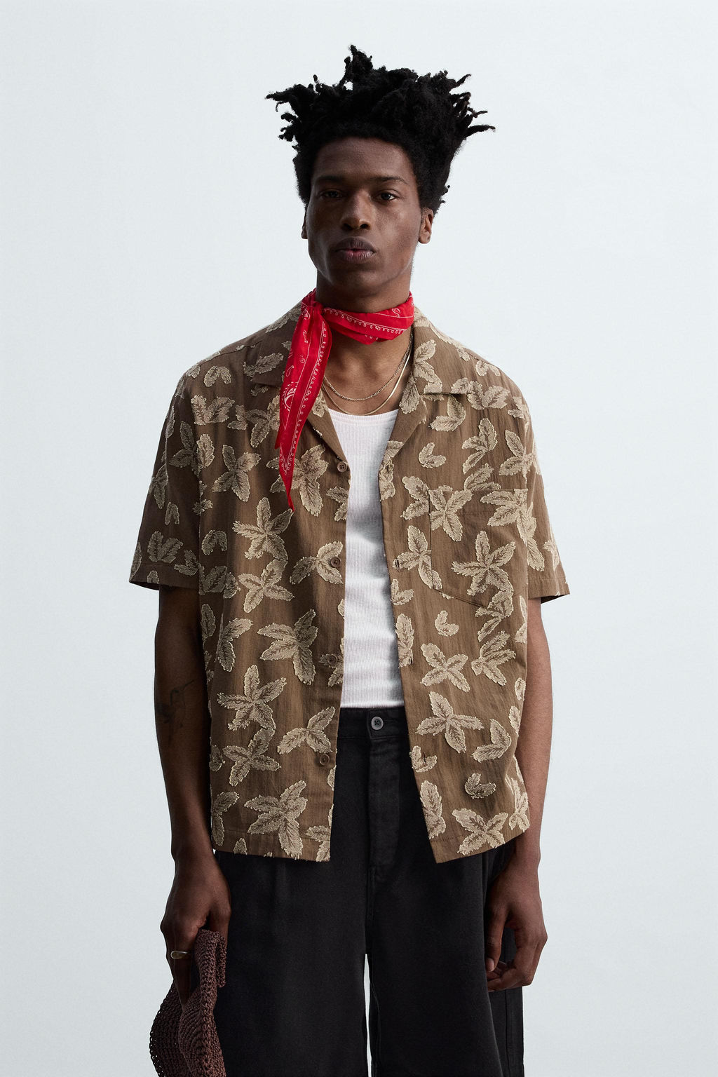 FLORAL JACQUARD SHIRT  OTIS KWAME KYE QUAICOE - Zara фото 10