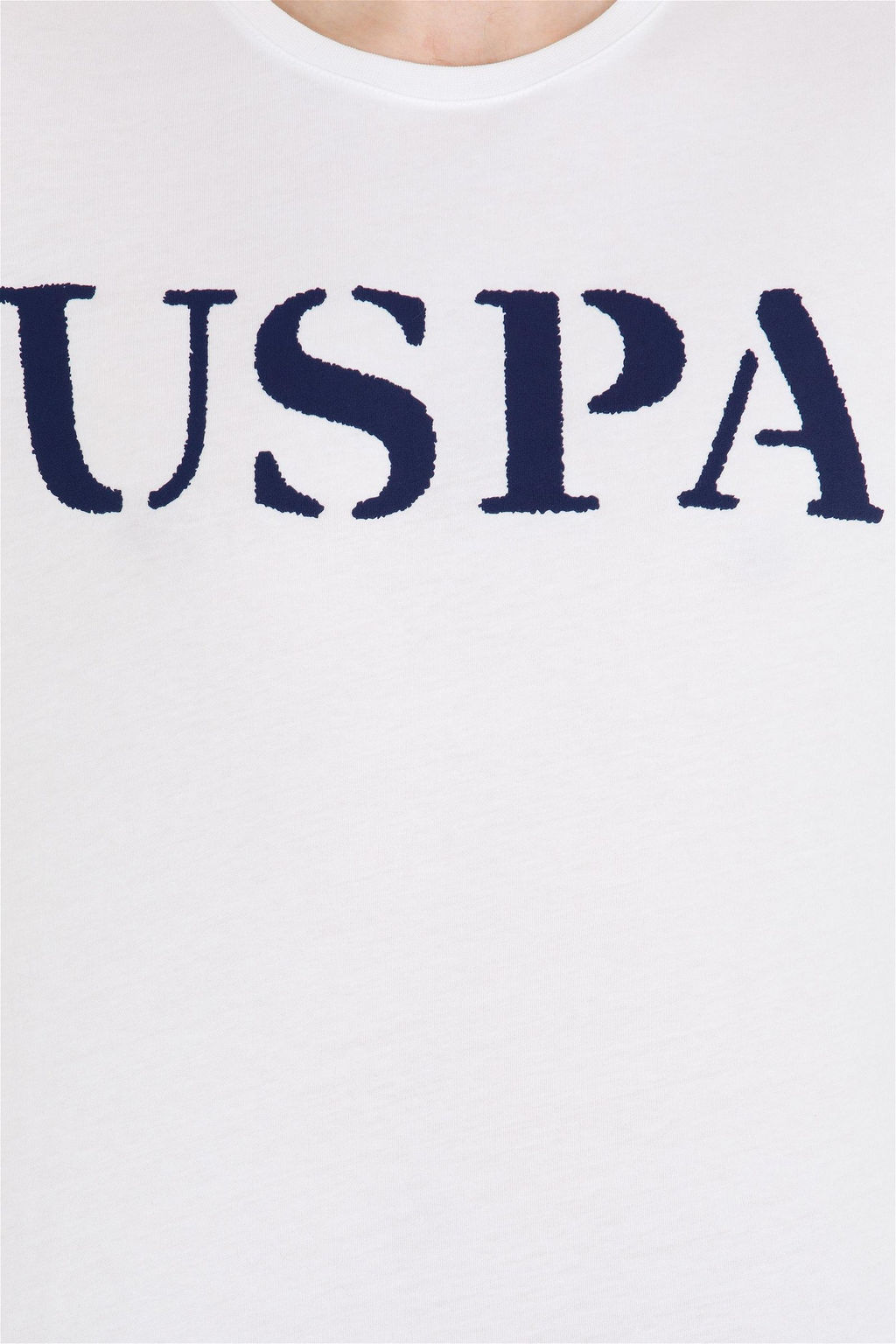 U. S. Polo Assn Мужская белая базовая футболка с круглым вырезом - U.s. polo assn фото 12