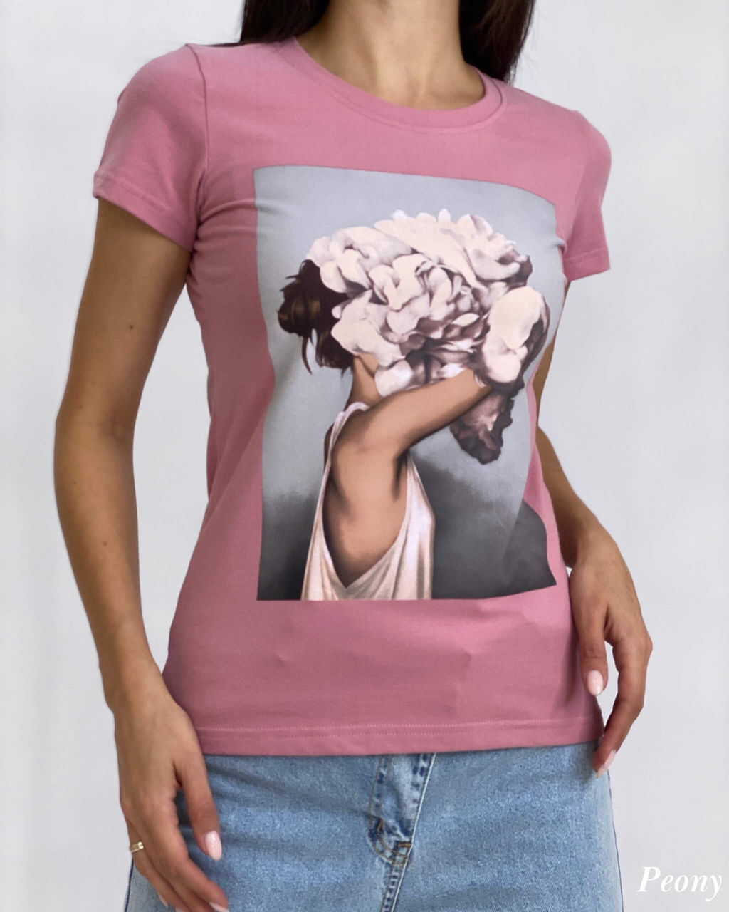 Футболка Peony (розовый)