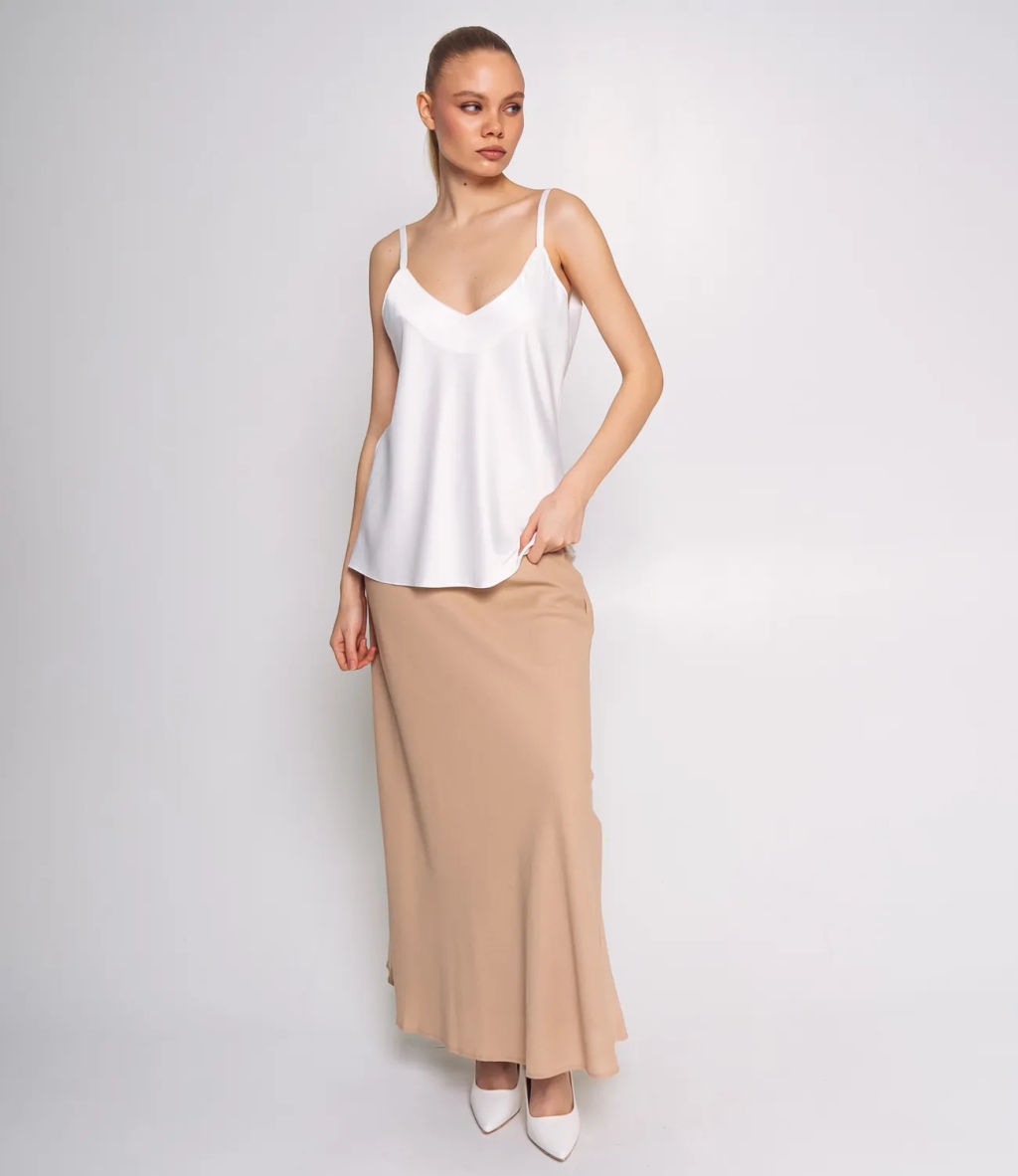 Топ #ОКТ025001, белый - Dommod фото 9