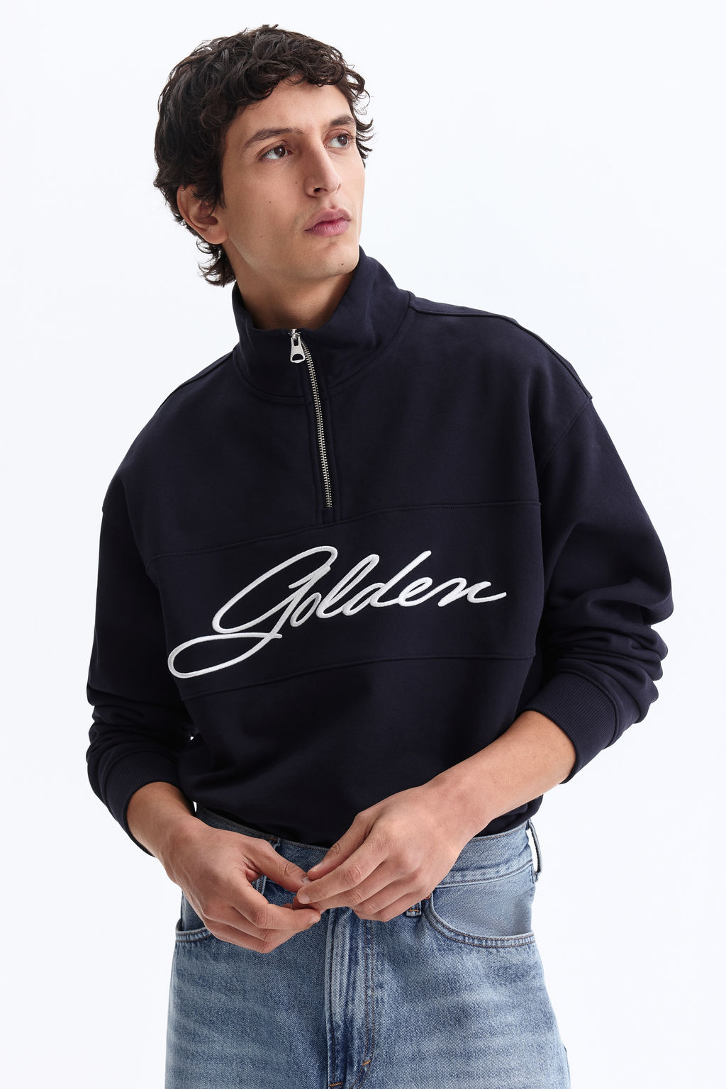 Sudadera con media cremallera Relaxed Fit - H&m фото 5