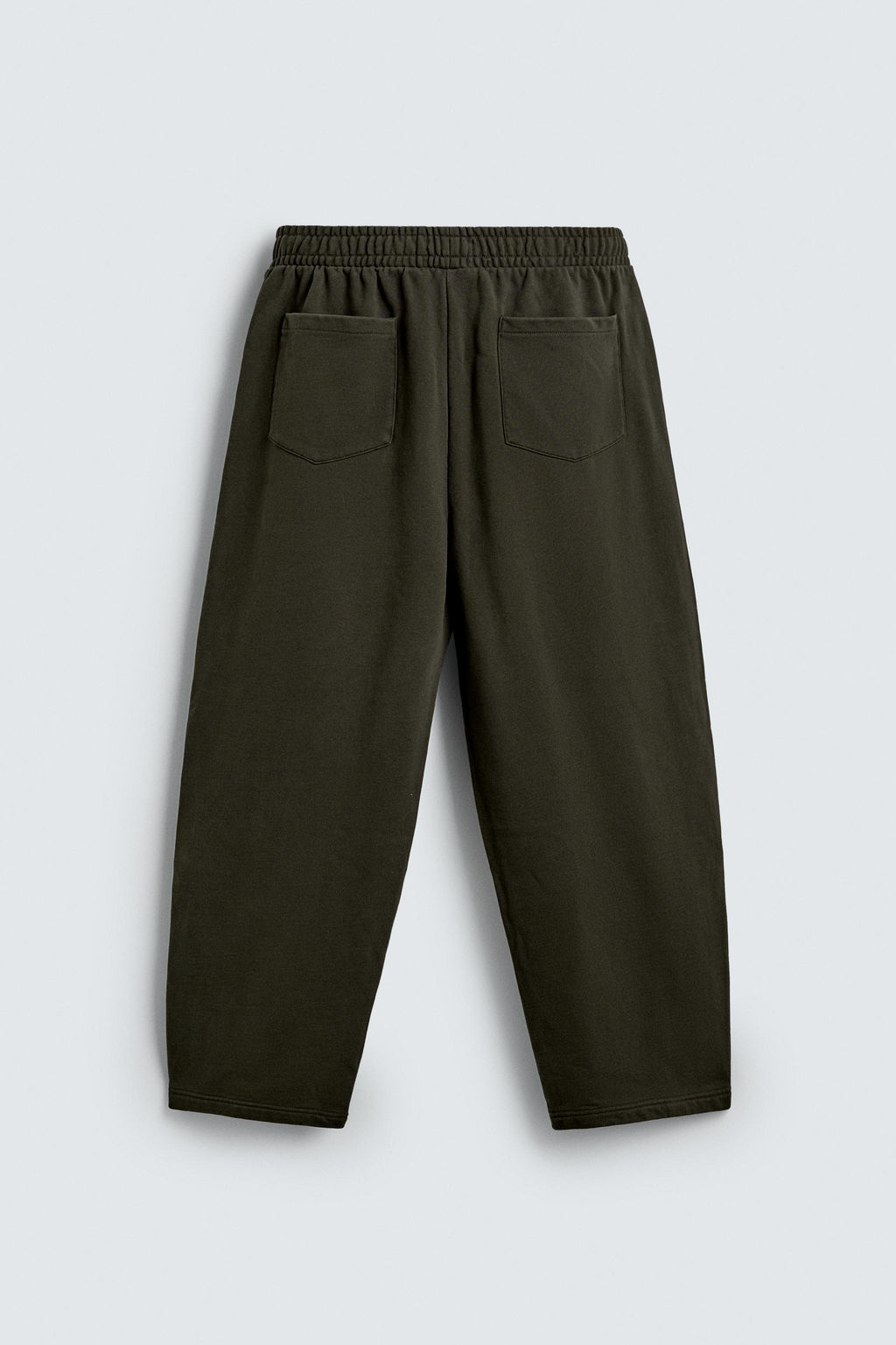 PANTAL?N JOGGER BALLOON FIT LAVADO / Khaki - Zara фото 8