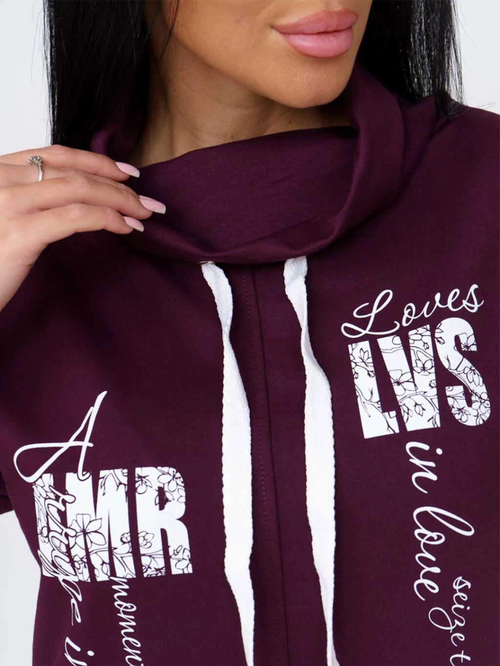 Платье женское, цвет бордо