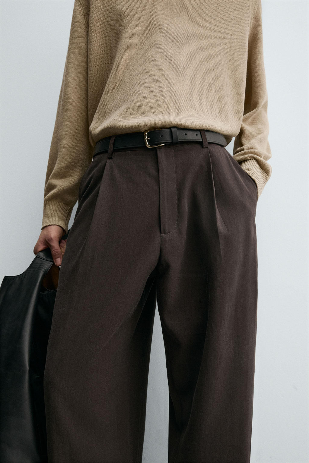 FLOWING PLEATED TROUSERS - Zara фото 6