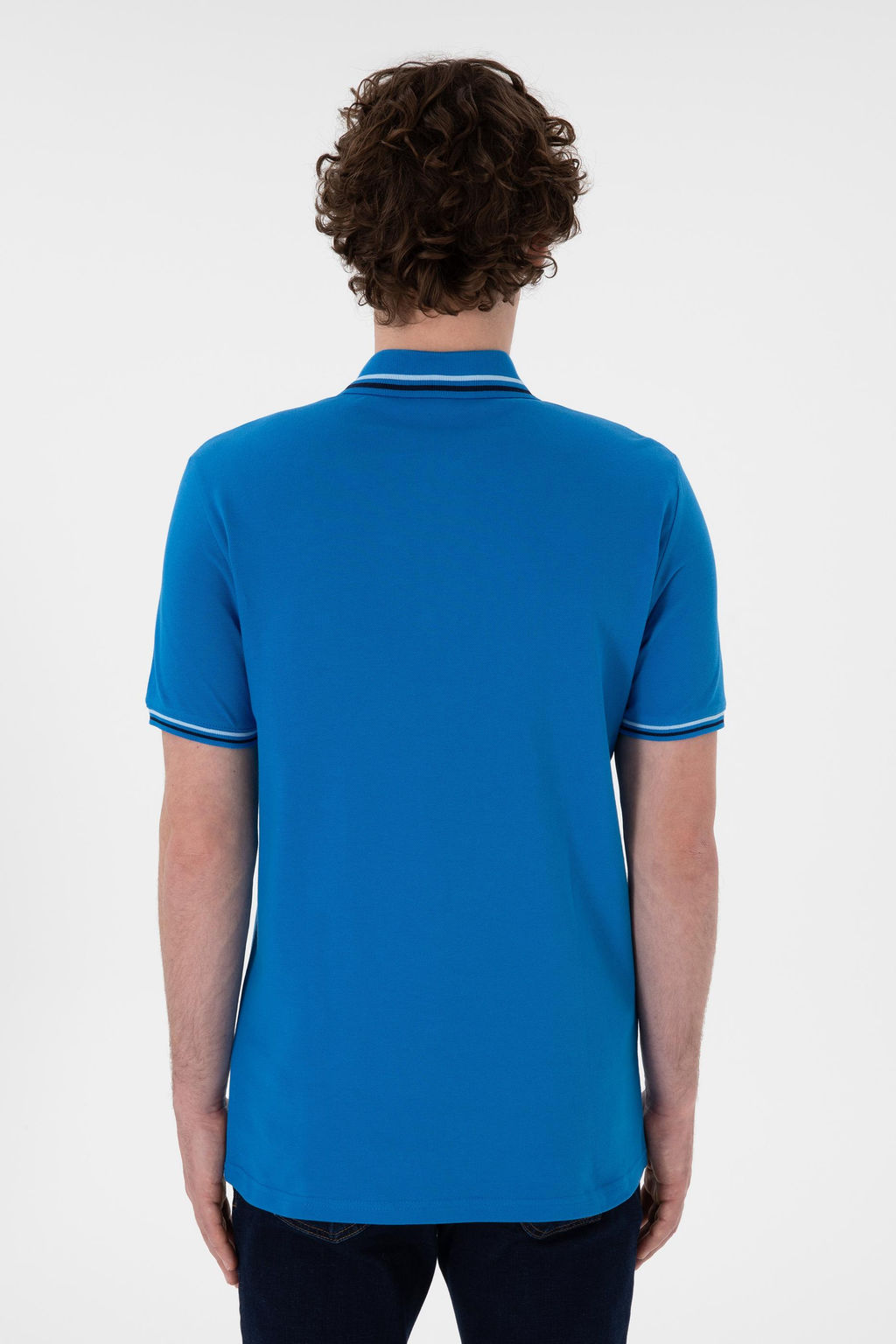 Erkek Kobalt Mavi Basic Ti__rt Sepette S_rpriz _ndirim - U.s. polo assn фото 6